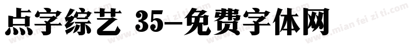 点字综艺 35字体转换